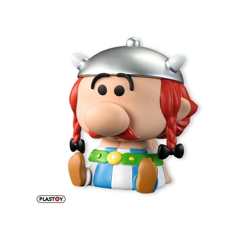Plastoy Tirelire Asterix Chibi Obélix - vue 3