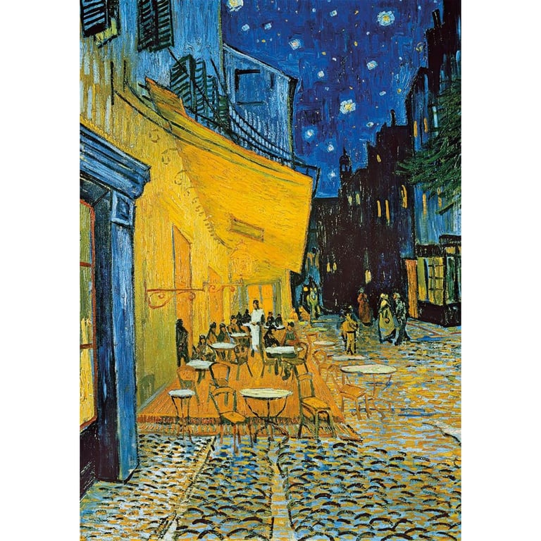 Puzzle Van Gogh 2 x 1000 pièces Les Tournesols et Terrasse du Café le Soir Neuf - vue 2