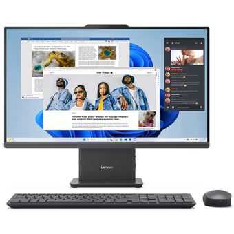 Ordinateur tout-en-un Lenovo IdeaCentre AIO 27AKP10 Copilot+ Ryzen AI 7 16Go 512Go Windows 11 Écran IPS 27  Luna Grey - Neuf
