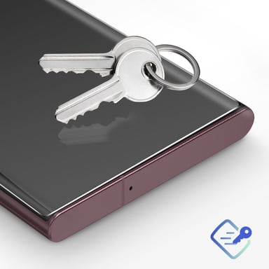 Verre Trempé Samsung S22 Ultra Dureté 9H Fixation Lampe UV X-One Transparent