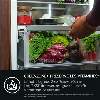 Réfrigérateur congélateur en bas Aeg TC7GS18FEF encastrable 178 cm