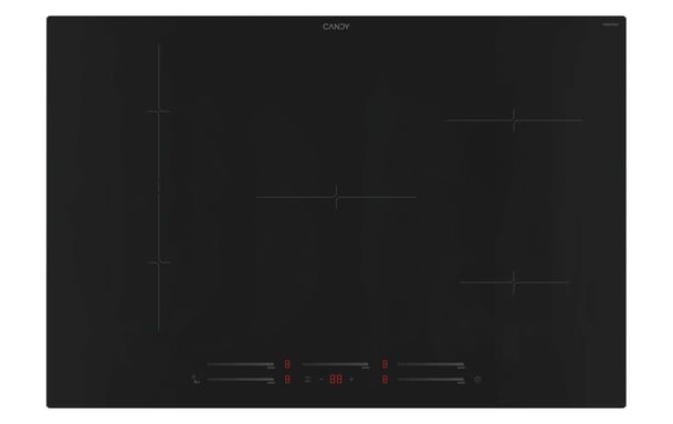 Candy Moderna CIE854MCBB Noir Intégré 80 cm Plaque avec zone à induction 5 zone(s) - Neuf
