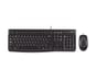 Logitech Desktop MK120 teclado Ratón incluido USB AZERTY Francés Negro