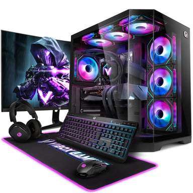 Vibox PC Gamer Complet - Ryzen 7 9700X, RTX 5070, 32 Go RAM, 1 To SSD, Windows 11, WiFi 6 + Bluetooth 5.4