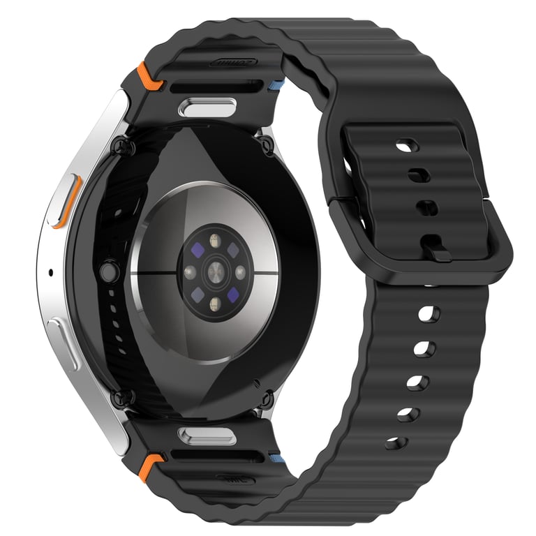INF Bracelet En Silicone Pour Samsung Galaxy Watch 7 Noir - vue 3