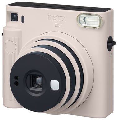 Pack Evasion Appareil Photo Instantané Fujifilm Instax Square SQ1 Blanc + 10 vues + Housse