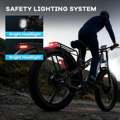 Bicicleta de montaña eléctrica de doble suspensión Hedatx TX29 para adultos con batería de 48 V y 19,2 Ah