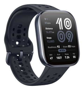 Smartwatch Amazfit Bip 6 46mm AMOLED 1,97'' GPS Bluetooth Nero con Microfono e Monitoraggio Avanzato della Salute
