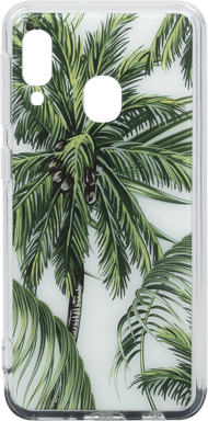 Custodia ibrida per Galaxy A20e Palm Trees ultra sottile e resistente