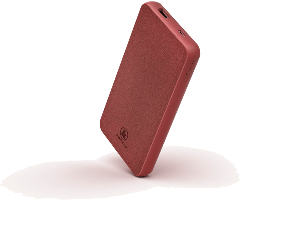 Power Pack Fabric 10 , 10000 mAh, Chili Red