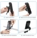 Support Vélo Silicone pour Smartphone Guidon GPS Moto Poussette VTT Rotatif Universel (NOIR)