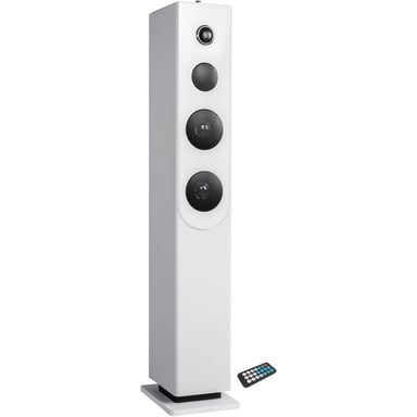 Torre sonora Bluetooth HP33-CD - Lettore CD - Bianco