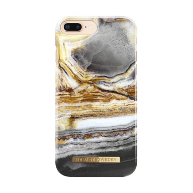 IDEAL OF SWEDEN Funda para iPhone 6 Plus/7 Plus/8 Plus Fashion Case Cosmos Marble Design Dorado