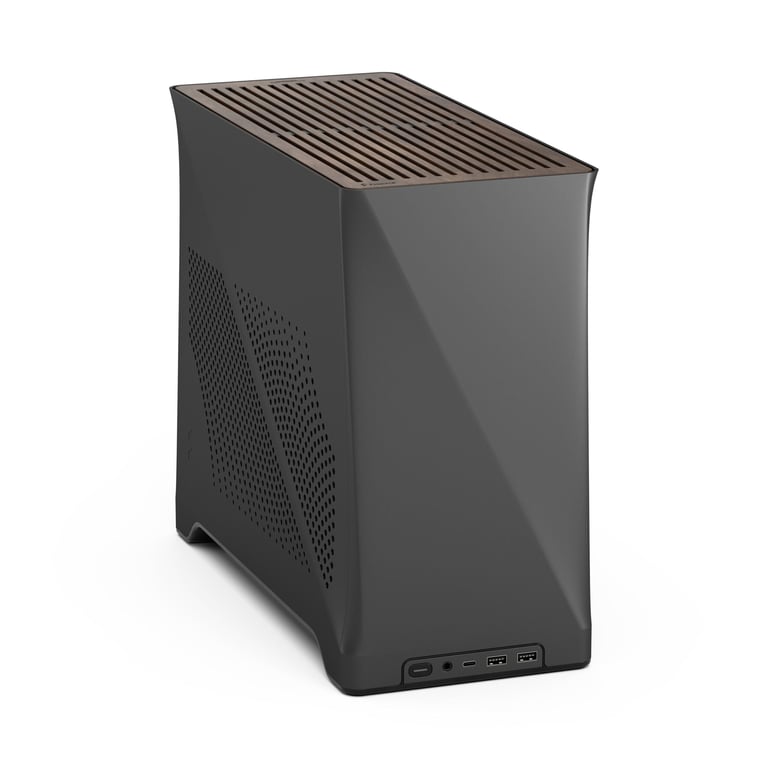 Boîtier PC FRACTAL DESIGN Era 2 Charcoal ITX 2 ventilateurs 120mm USB3.1 Type C Carte riser PCIe 4.0