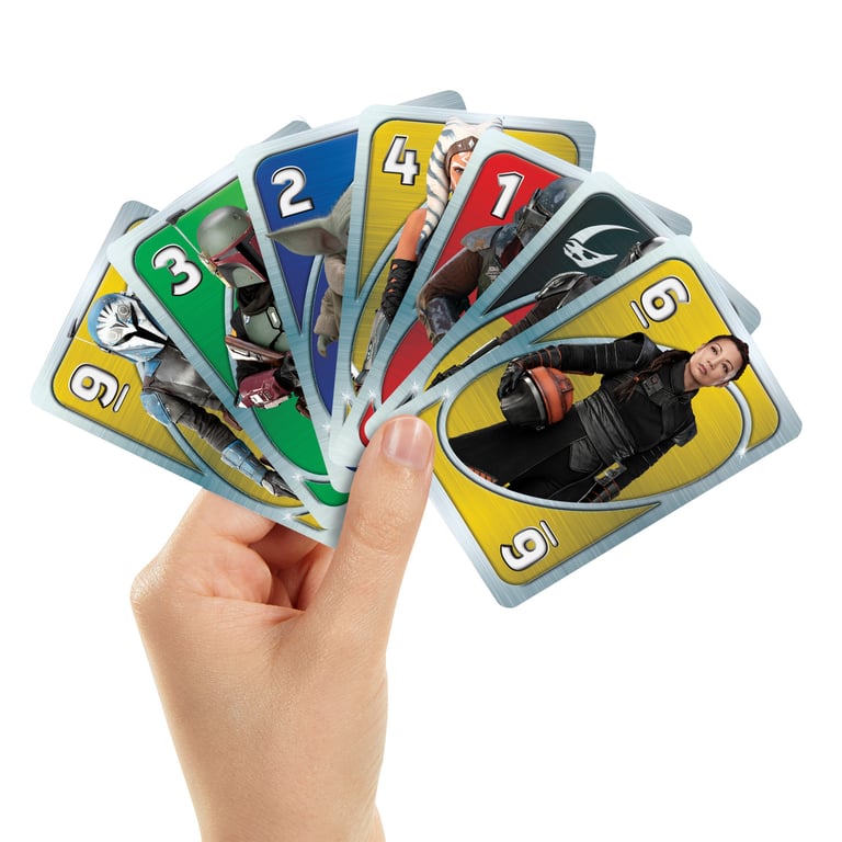 Mattel Games Uno Star Wars The Mandalorian Jeu De Cartes Famille Et + - vue 4