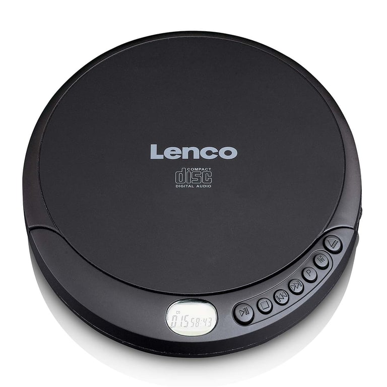Lecteur CD, CD-R/RW Portable avec Fonction Recharge Noir - Neuf
