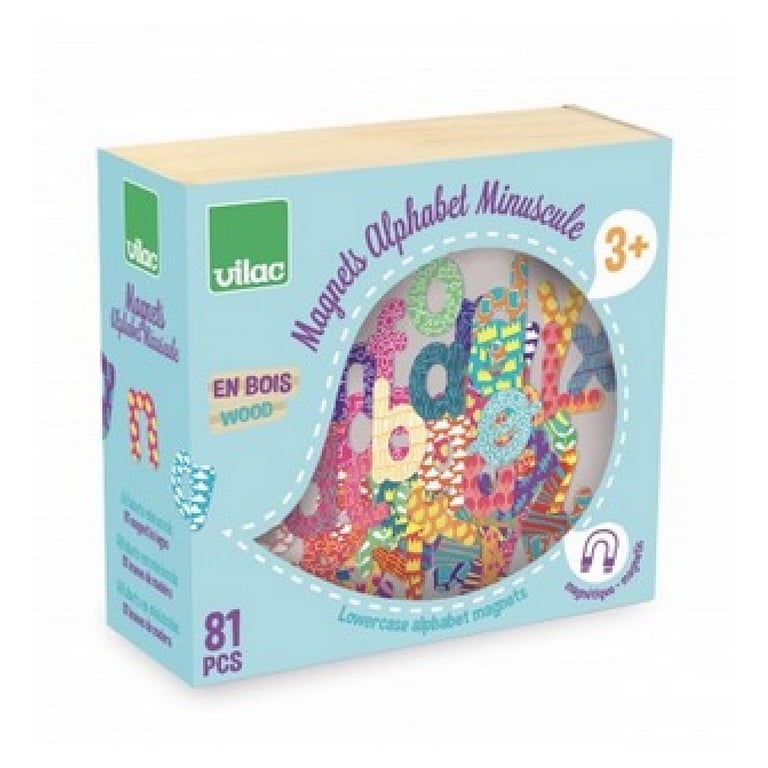 Vilac Magnets Alphabet Minuscule 81 Pcs