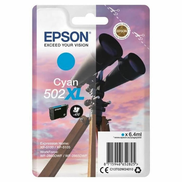 Epson Cartouche d'encre 502XL Cyan - vue 6
