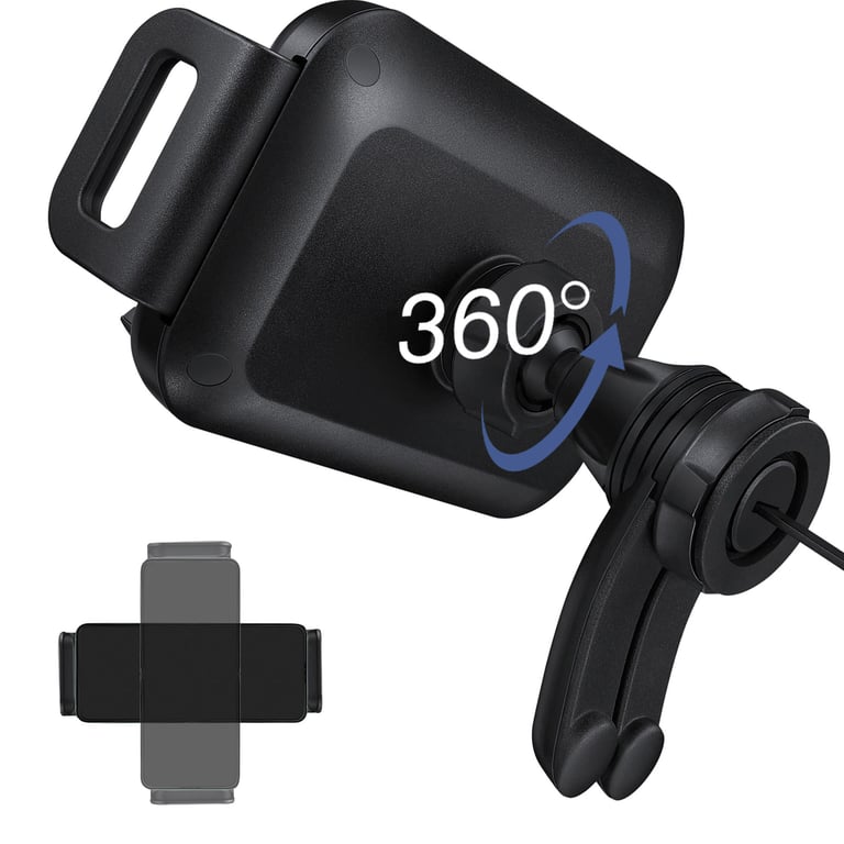 Accessoire téléphonie pour voiture Samsung Support voiture induction compatible Galaxy A Z Fold cable Type C inclus - vue 3