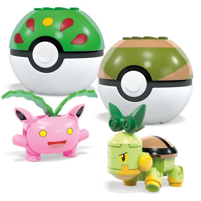 mega pokémon dresseur de pokémon type plante coffret de construction - vue 5