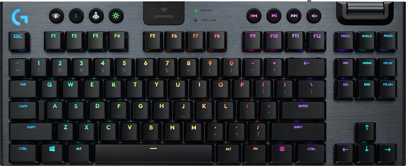 Logitech G G915 Tkl teclado USB AZERTY Francés Carbono