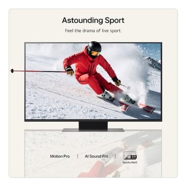 TV LG QNED MiniLED 43QNED87B6A 43'' 4K UltraHD 60Hz Smart TV WebOS HDR10 HLG IA Magic Remote