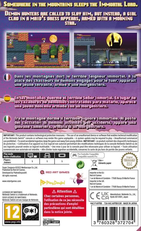 Super Zangyura Nintendo SWITCH Neuf - vue 1