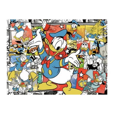 Puzzle 90 años del Pato Donald - 1500 piezas de diversión y relajación
