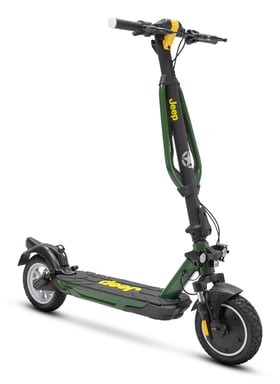 ADVENTURER (2025) 45km Moteur 400W Max 670W 21.5Nm Pneu 10'' Tubeless Suspension Av et Ar Frein Av elec 18.4kg Batt 36V 10,4Ah 374Wh BT IPX5