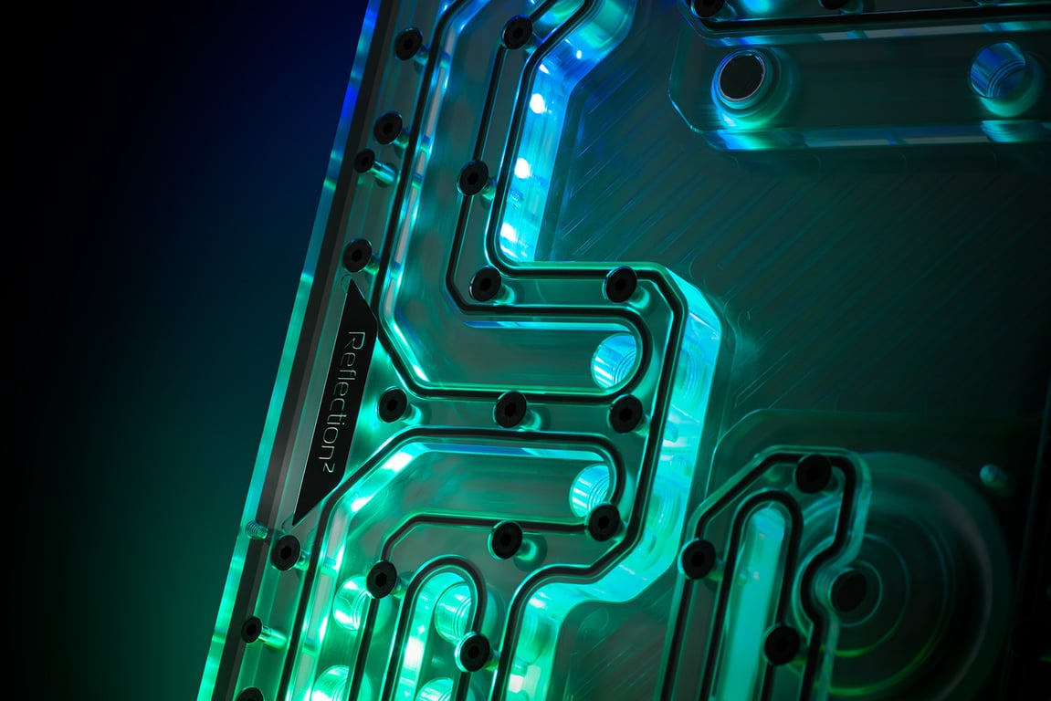 EK Water Blocks Quantum Reflection2 PC O11D EVO D5 PWM D RGB Réservoir Neuf - vue 3