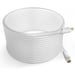 Antena de cable TV Macho/Hembra Coxial 9.5 mm PVC 10 m - LinQ Blanco