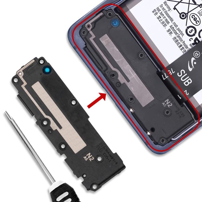 Samsung Haut parleur Externe Original pour Galaxy S20 FE 5G Son et Net - vue 3