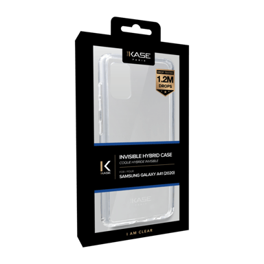 Coque hybride invisible pour Samsung Galaxy A41 2020, Transparente