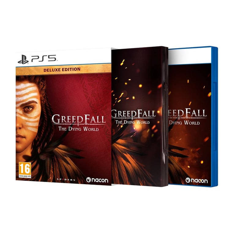 Jeu PS5 GreedFall: The Dying World Deluxe Edition NACON RPG boîte métal Neuf
