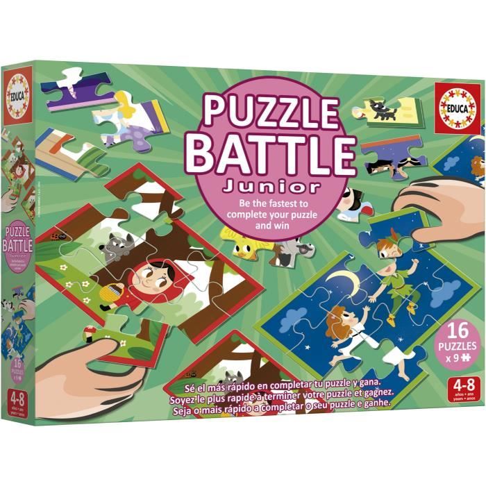 Puzzle EDUCA Battle Jr Contes 16 puzzles - vue 2