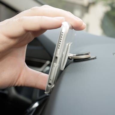 Gancho iRing® - Compatible con cualquier iRing® - Agarre potente - Fácil fijación - Negro