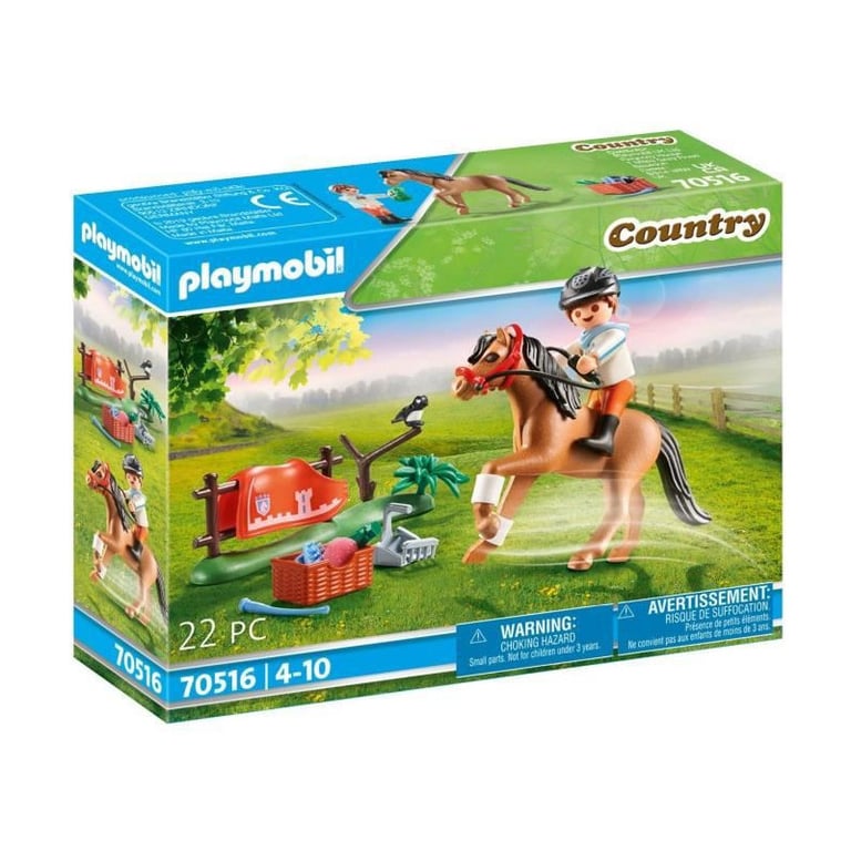 PLAYMOBIL - 70516 - Cavalier et poney Connemara - Neuf