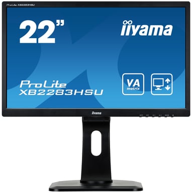 iiyama ProLite XB2283HSU-B1DP LED display 54,6 cm (21.5'') 1920 x 1080 pixels Full HD Noir