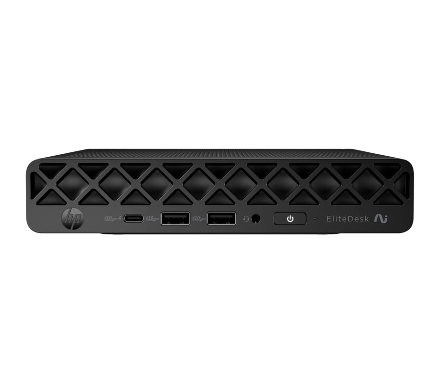 HP Elitedesk 8 Mini G1A Next Gen Ai Wolf Pro Security Edition Copilot+ PC 350 16 Go Ddr5-Sdram Windows 11 Pro Mini PC Ai PC - Excellent État