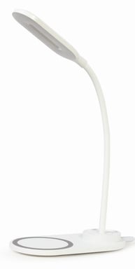 Gembird TA-WPC10-LED-01-W chargeur d'appareils mobiles Smartphone Blanc CC Recharge sans fil Intérieure