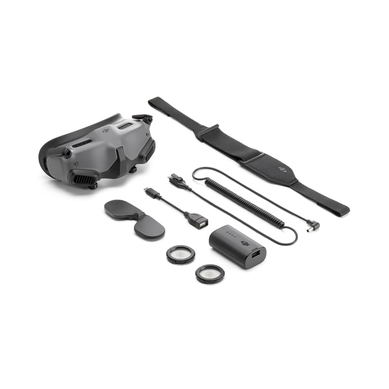 DJI RCDS18 Pantalla con montura para sujetar en la cabeza 290 g Negro