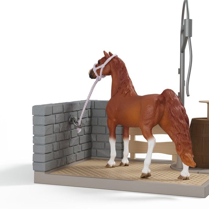 Coffret Aire de Lavage de Sofia,  42792 Horse Club, 26 pieces, Figurine mobile & accessoires, Jouet équestre, des 5 ans - Neuf