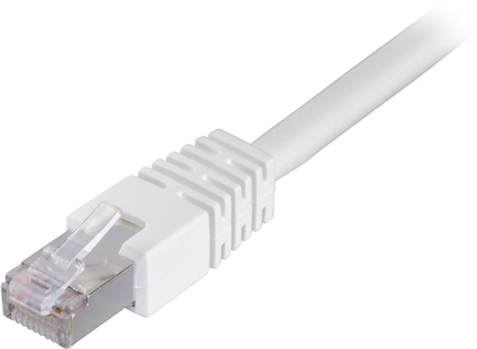 Deltaco STP-611V cavo di rete Bianco 1,5 m Cat6 F/UTP (FTP)