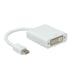 ROLINE Mini DisplayPort-DVI Adapter, M/F Blanco