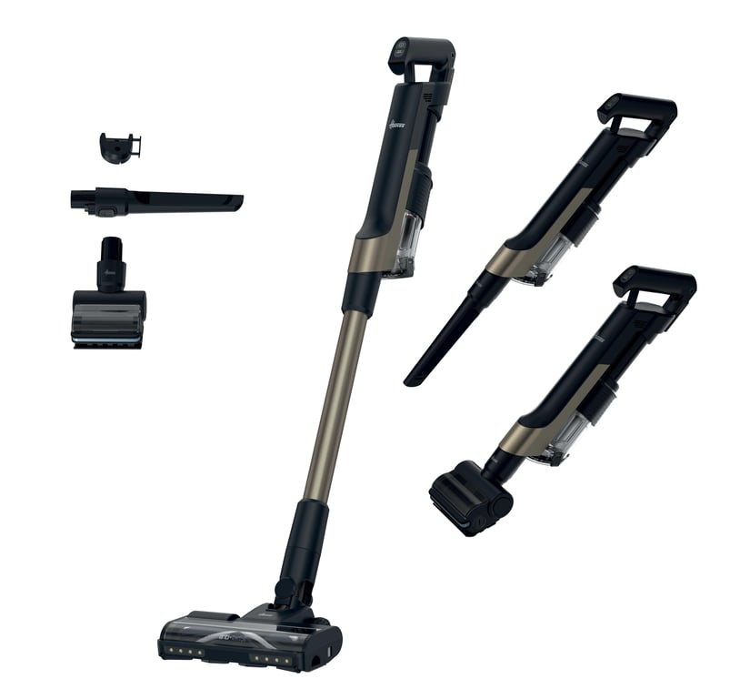 Hoover HF210PP 011 Aspirateur balai 2 en 1 Batterie Sec EPA Sans sac 1 Or Neuf