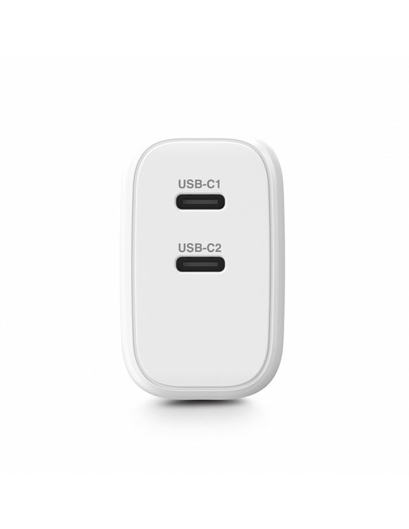 Chargeur secteur Urban Factory avec 1 port USB C + 1 port USB C - vue 4