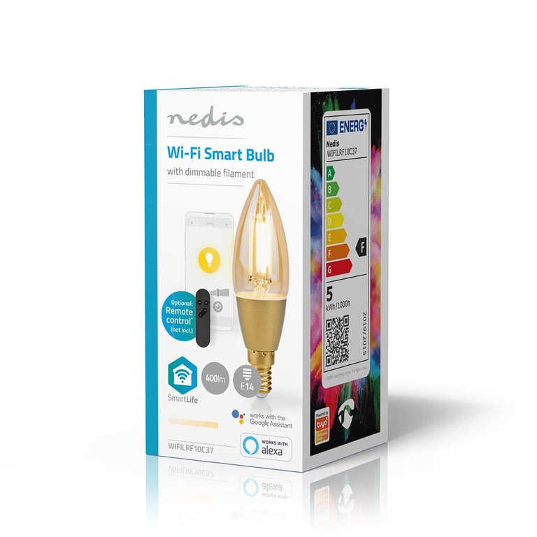 Ampoule Connectée Wi Fi LED 470lm E14 SmartLife Forme de Bougie Neuf - vue 2