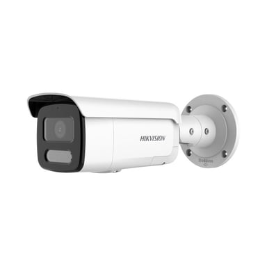 Telecamera di sorveglianza di rete HIKVISION DS-2CD2T87G2H-LISU/SL 8MP ColorVu Pan-Tilt 360° Wi-Fi Bianco audio mono IR 60 m