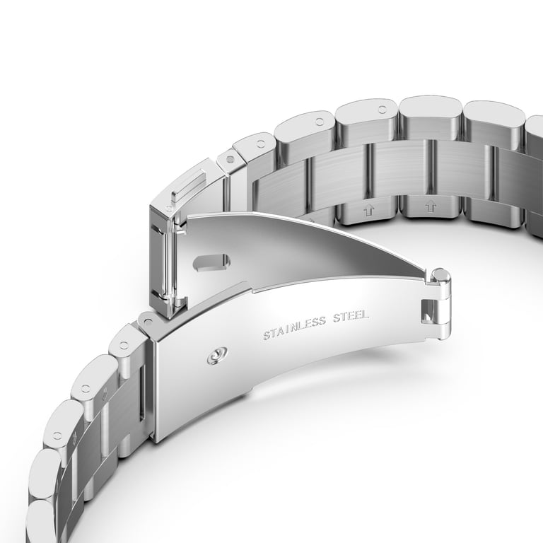 INF Bracelet de montre 22 mm pour Huawei Watch GT/Magic/TicWatch Pro Argent - vue 4