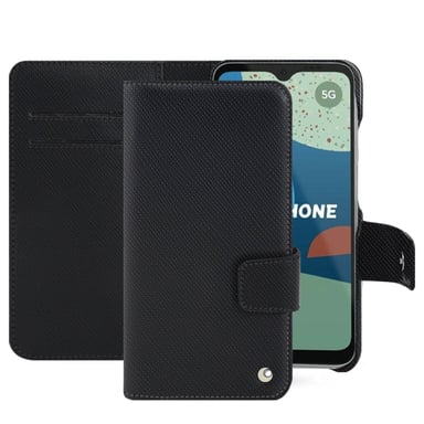 Housse cuir Fairphone 4 -  - Noir - Cuir saffiano